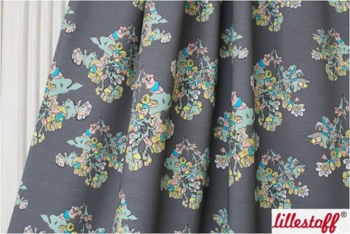Bio Summersweat - Fiori - grau - Lillestoff